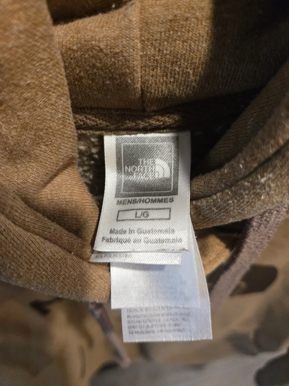 The North Face Men’s Brown Logo Hoodie Sweater